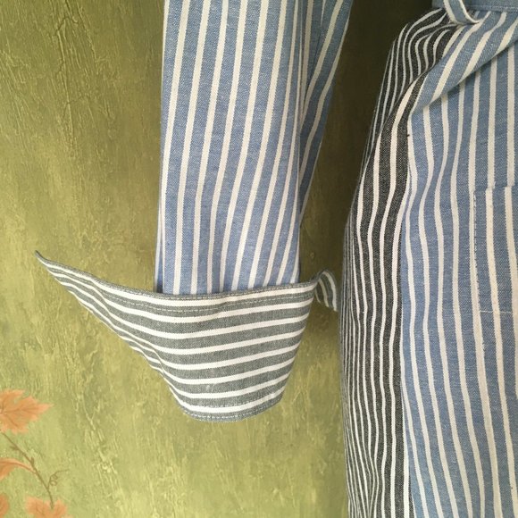 Rejina Pyo Striped Button Front Dress Size S - Picture 5 of 11
